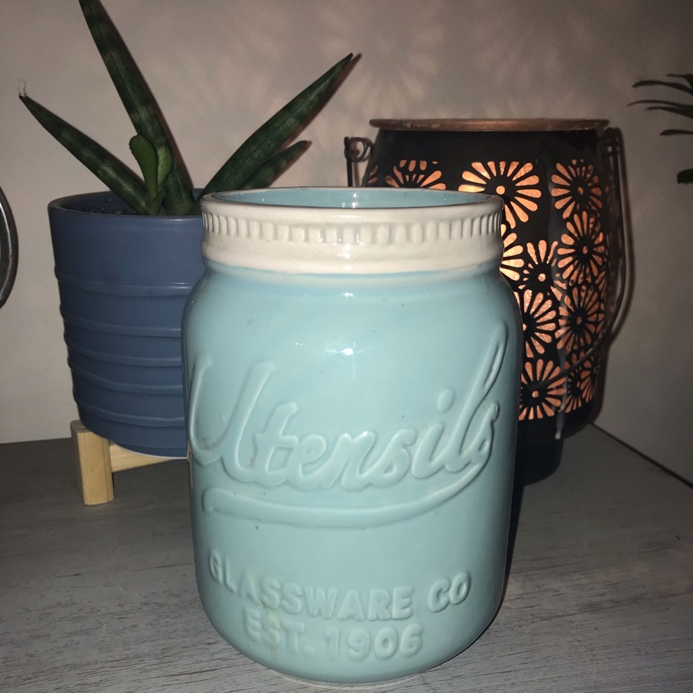 Mason Jar Untensil Holder